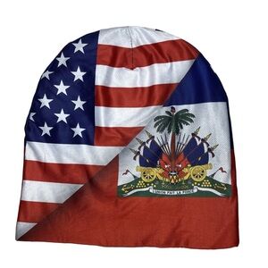 USA Haiti Beanie Unisex One Size